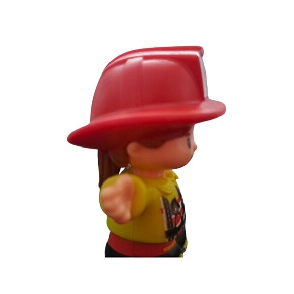 Replacement Part Little People Fire Truck Fisher Price Fire Girl Helping Others - Picture 7 of 8